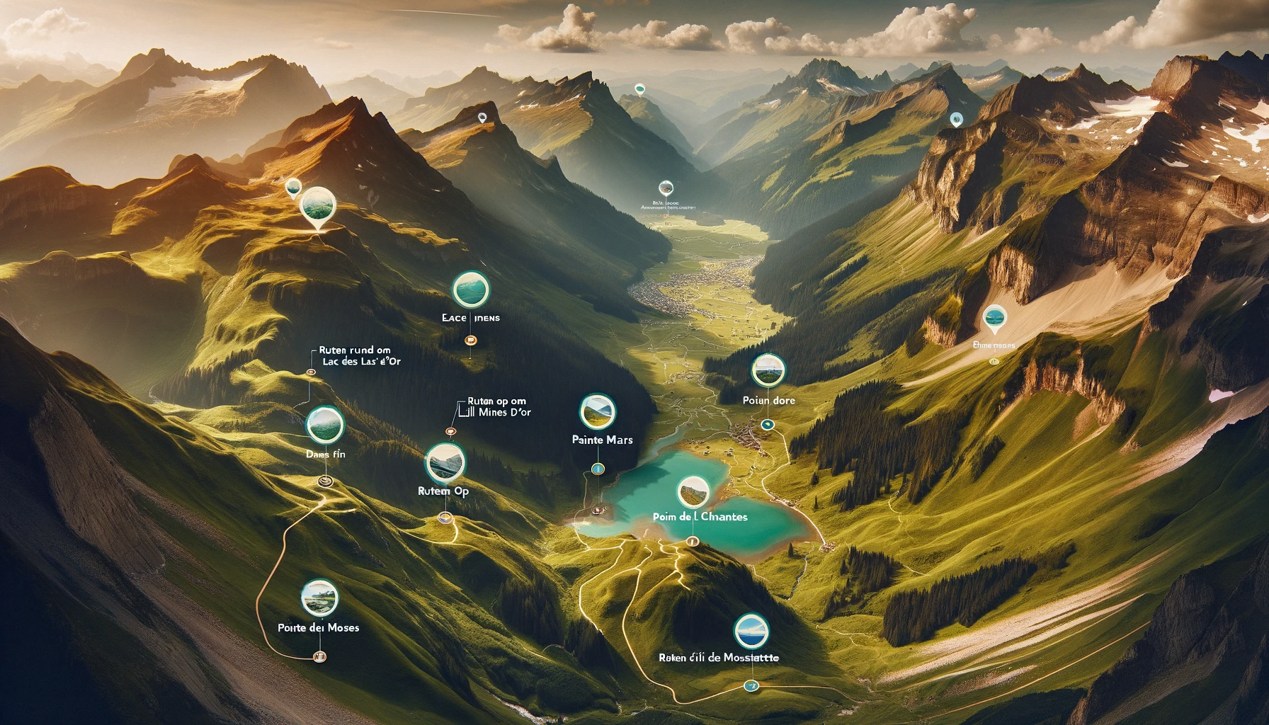 Hvilke vandreruter anbefales i Avoriaz?